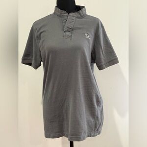 Abercrombie&Fitch L “Muscle” Gray Polo Shirt 608